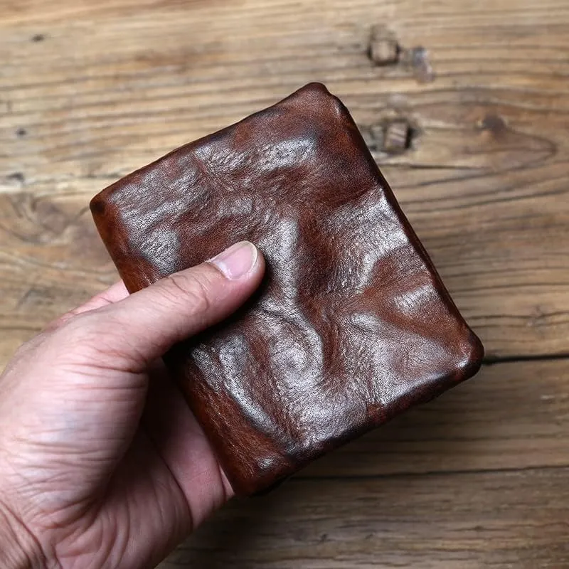 Leather Wallet Pu Leather Women's Wallet Retro Short Zipper Purse Clutch for Girls Large Capacity Fashion Coin Pocket Card Holder Large Capacity (Bk,9.5x11.5cm)