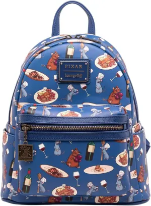 Loungefly Disney Pixar Ratatouille Remy and Emile Allover Print Backpack