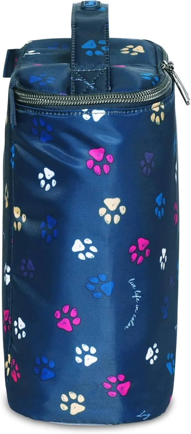 Lug Dolly Cosmetic Case, WILDLIFE BLACK