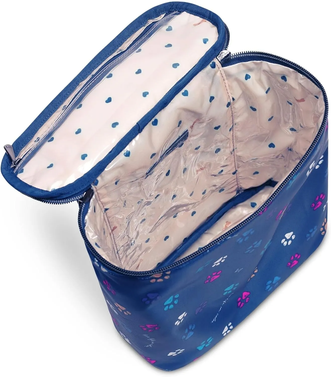 Lug Dolly Cosmetic Case, WILDLIFE BLACK
