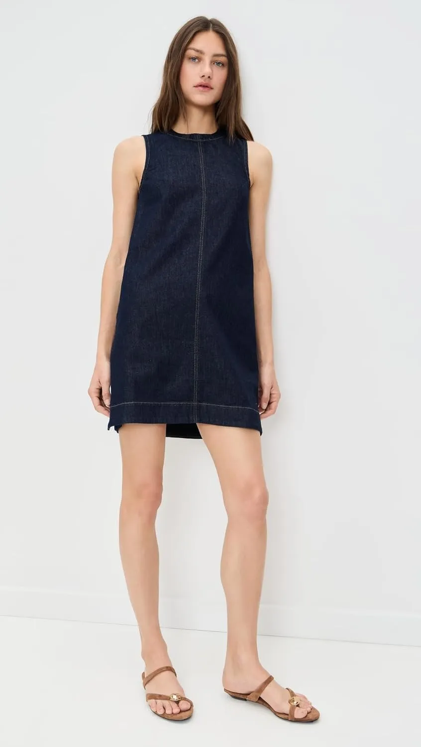 Madewell Women's Denim Boxy Dress in Essex Wash