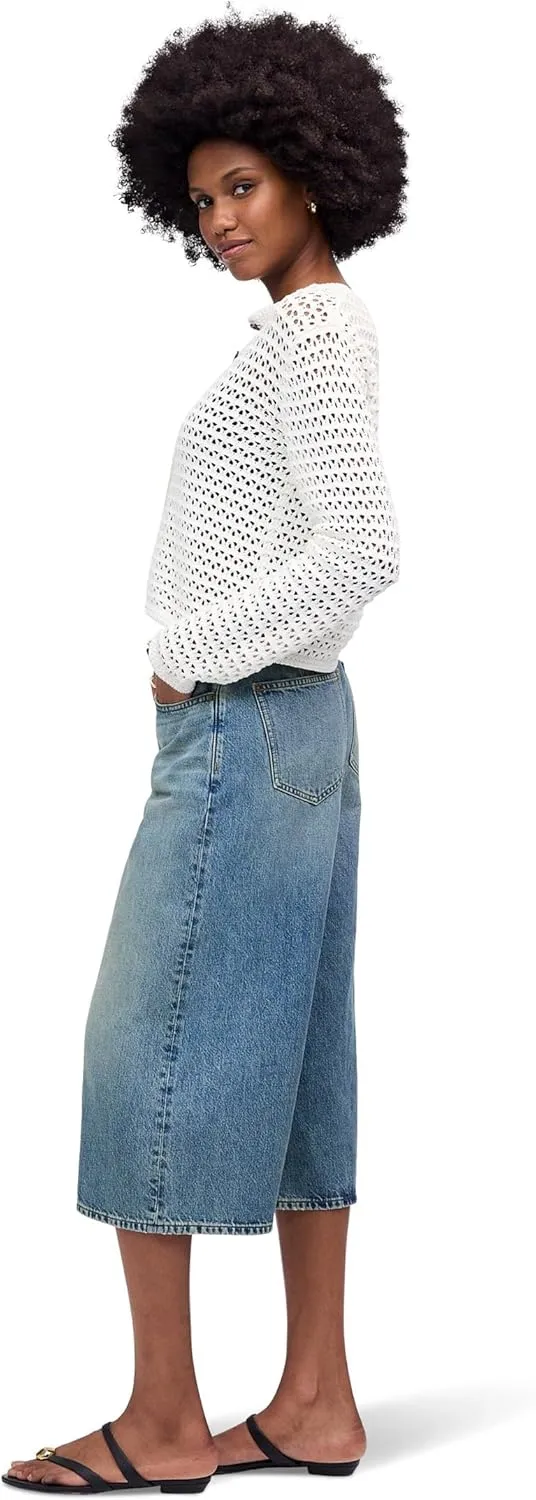 Madewell womens Denim Culotte in Billings Wash