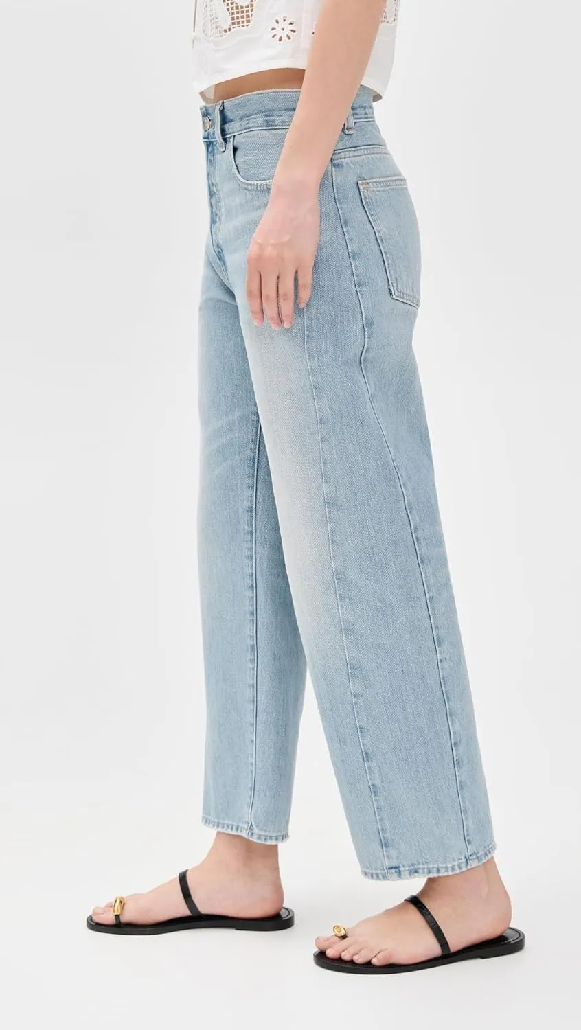 Madewell Women's Pieced Barrel-Leg Jeans in Redlands Wash