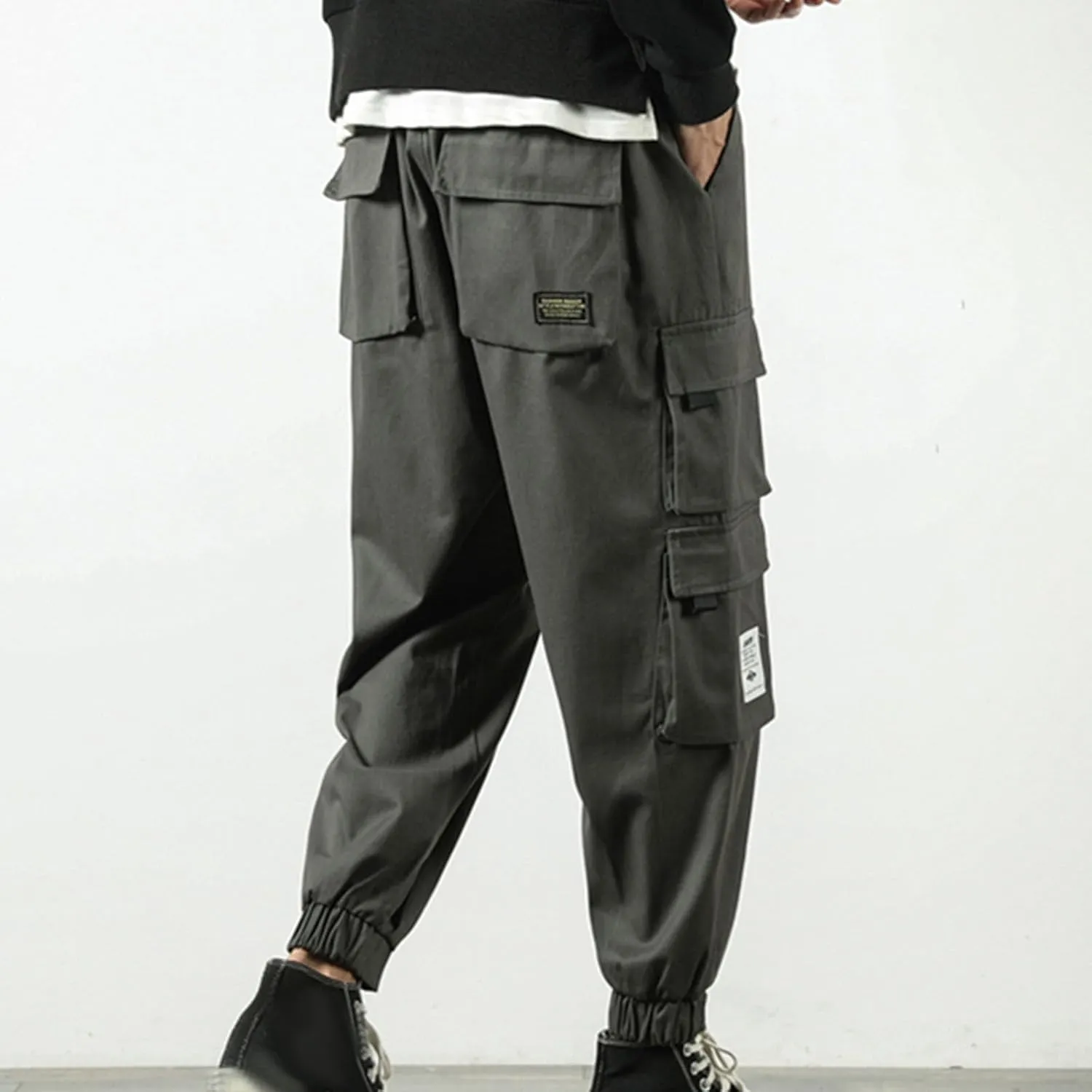 Men Plus Size Baggy Pants Outdoor Casual Pants Active Comfort Pants Hiking Cargo Pants Travel Autumn Trousers