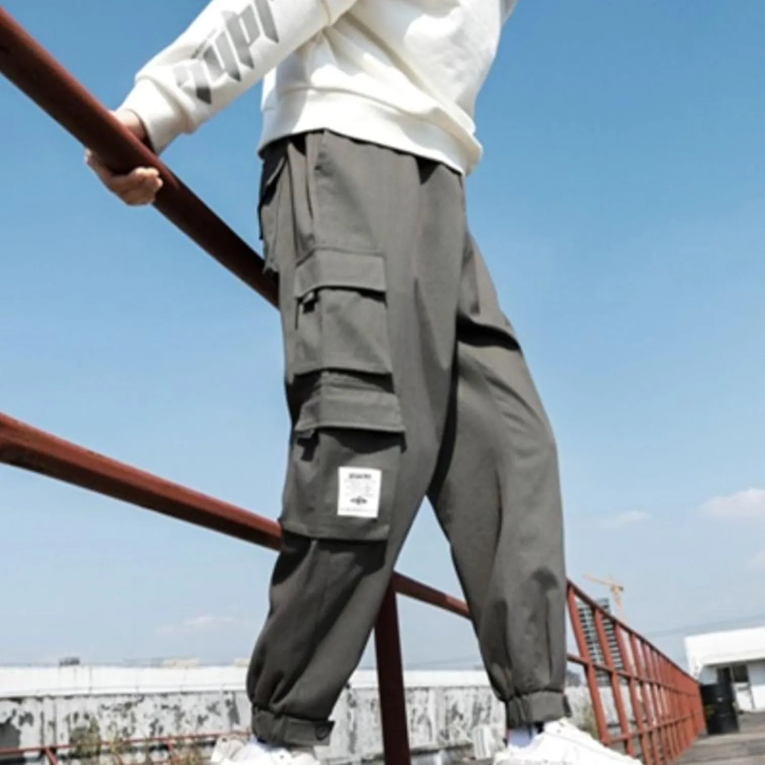 Men Plus Size Baggy Pants Outdoor Casual Pants Active Comfort Pants Hiking Cargo Pants Travel Autumn Trousers