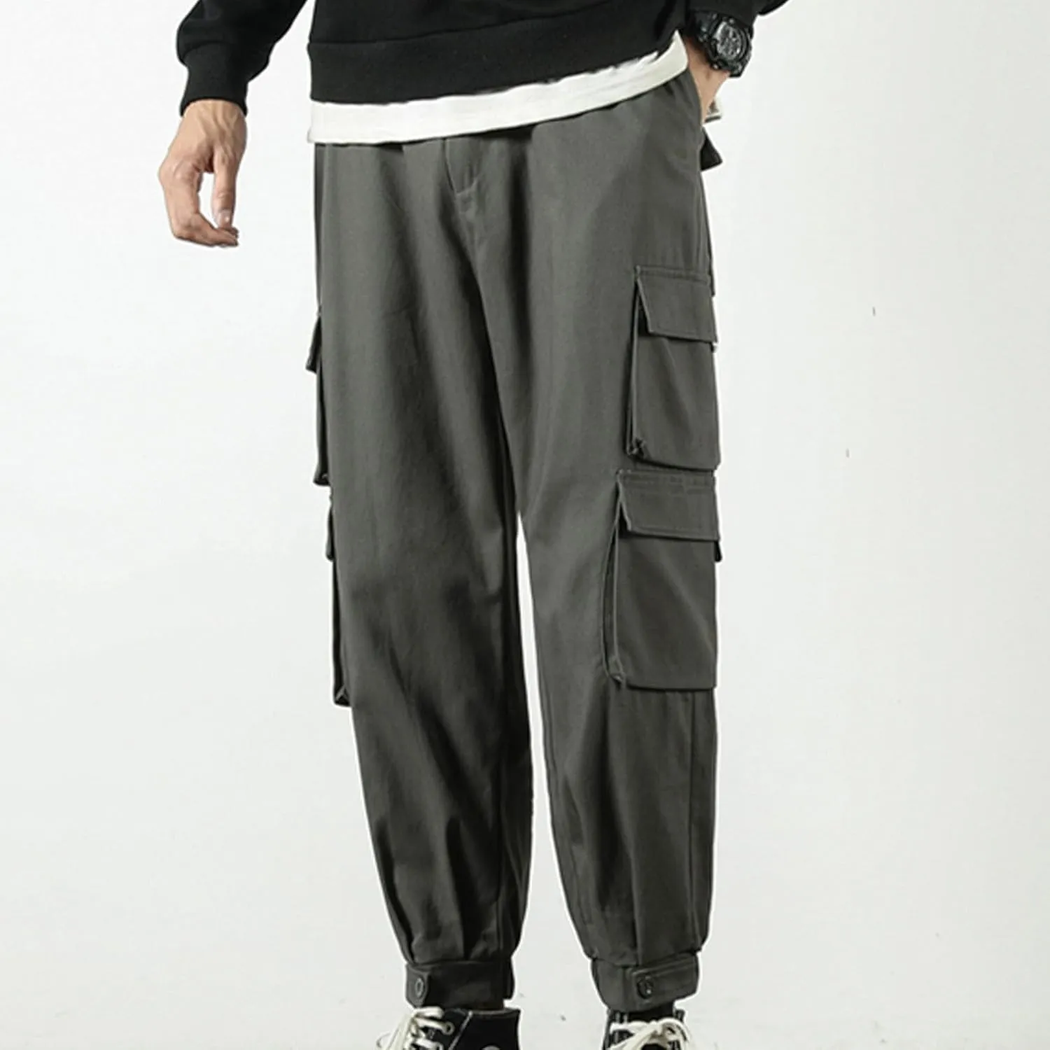 Men Plus Size Baggy Pants Outdoor Casual Pants Active Comfort Pants Hiking Cargo Pants Travel Autumn Trousers