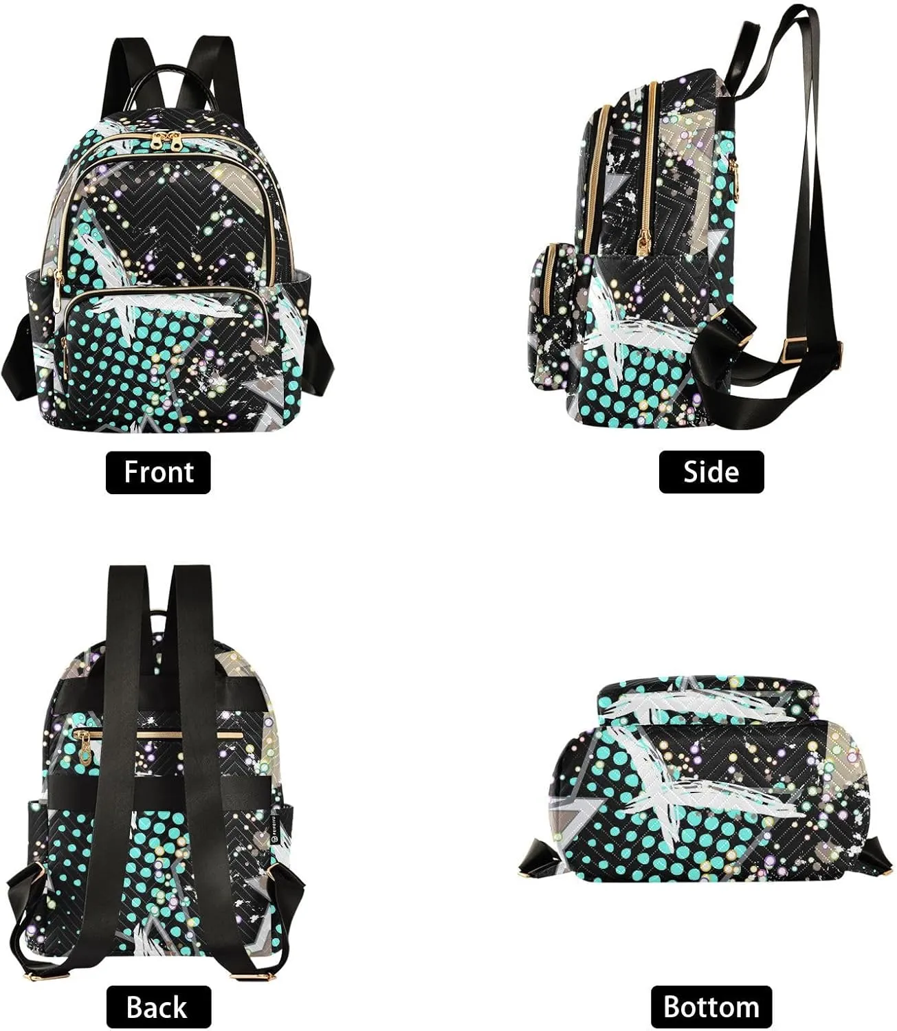 Mini Backpack Purse for Women Pretty Valentine Travel Backpack Fashion Backpack Lightweight Shoulder Bag Casual Daypack(Medium Pattren 1)
