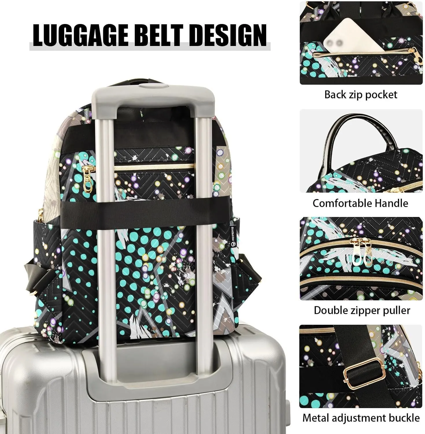 Mini Backpack Purse for Women Pretty Valentine Travel Backpack Fashion Backpack Lightweight Shoulder Bag Casual Daypack(Medium Pattren 1)