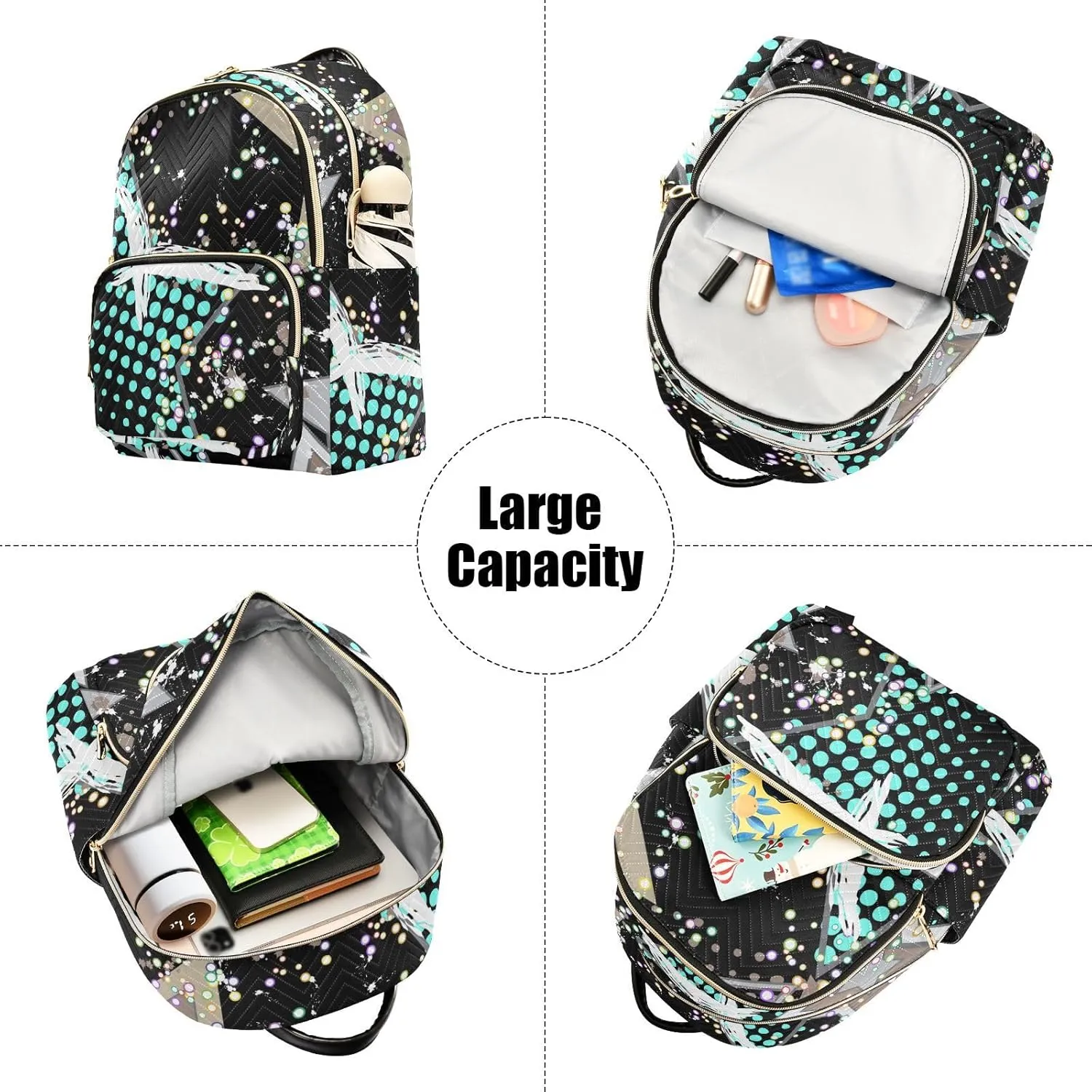 Mini Backpack Purse for Women Pretty Valentine Travel Backpack Fashion Backpack Lightweight Shoulder Bag Casual Daypack(Medium Pattren 1)
