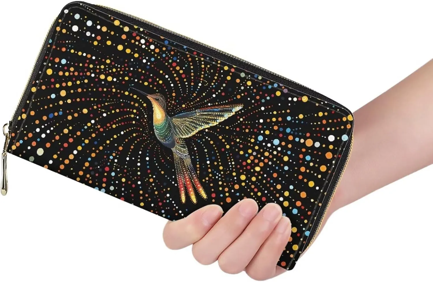 Mumeson Boho Style Women Travel Wallet Long Coin Purse Clutch Cell Phone Case