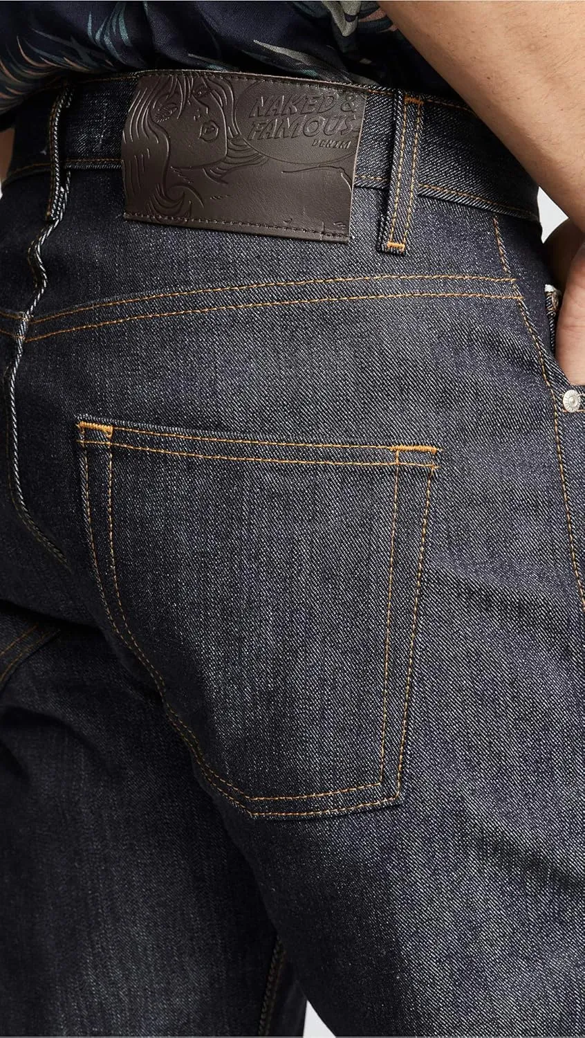 Naked & Famous Denim Men's Easy Guy Laid Back Fit Jean In Left Hand Twill Selvedge