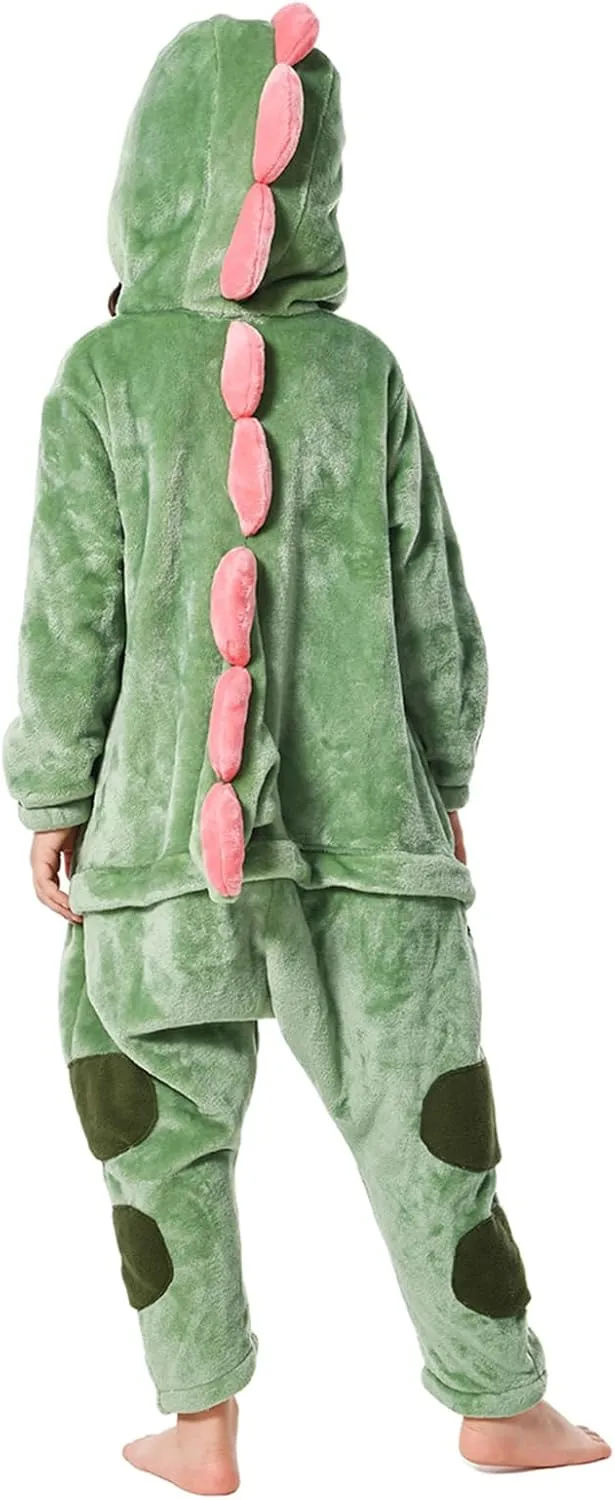 OLAOLA Kids Animal Onesie, Unisex Onesies, Plush Cosplay Pajamas for Girls Boys, One-Piece Sleepwear Halloween Costume