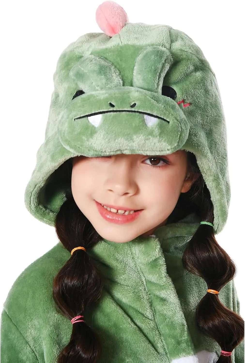 OLAOLA Kids Animal Onesie, Unisex Onesies, Plush Cosplay Pajamas for Girls Boys, One-Piece Sleepwear Halloween Costume