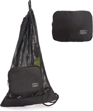 PACMAXI Snorkeling Gear Bag, Shoulder Strap Mesh Draw Bag for Scuba, Snorkel, Swim, Can Holds Diving Mask, Dry Top Snorkel, Trek Fins, and Other Equipment.