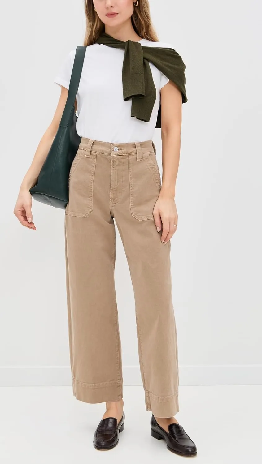 PAIGE Women's Cameron Ankle Jeans with Utility Pockets