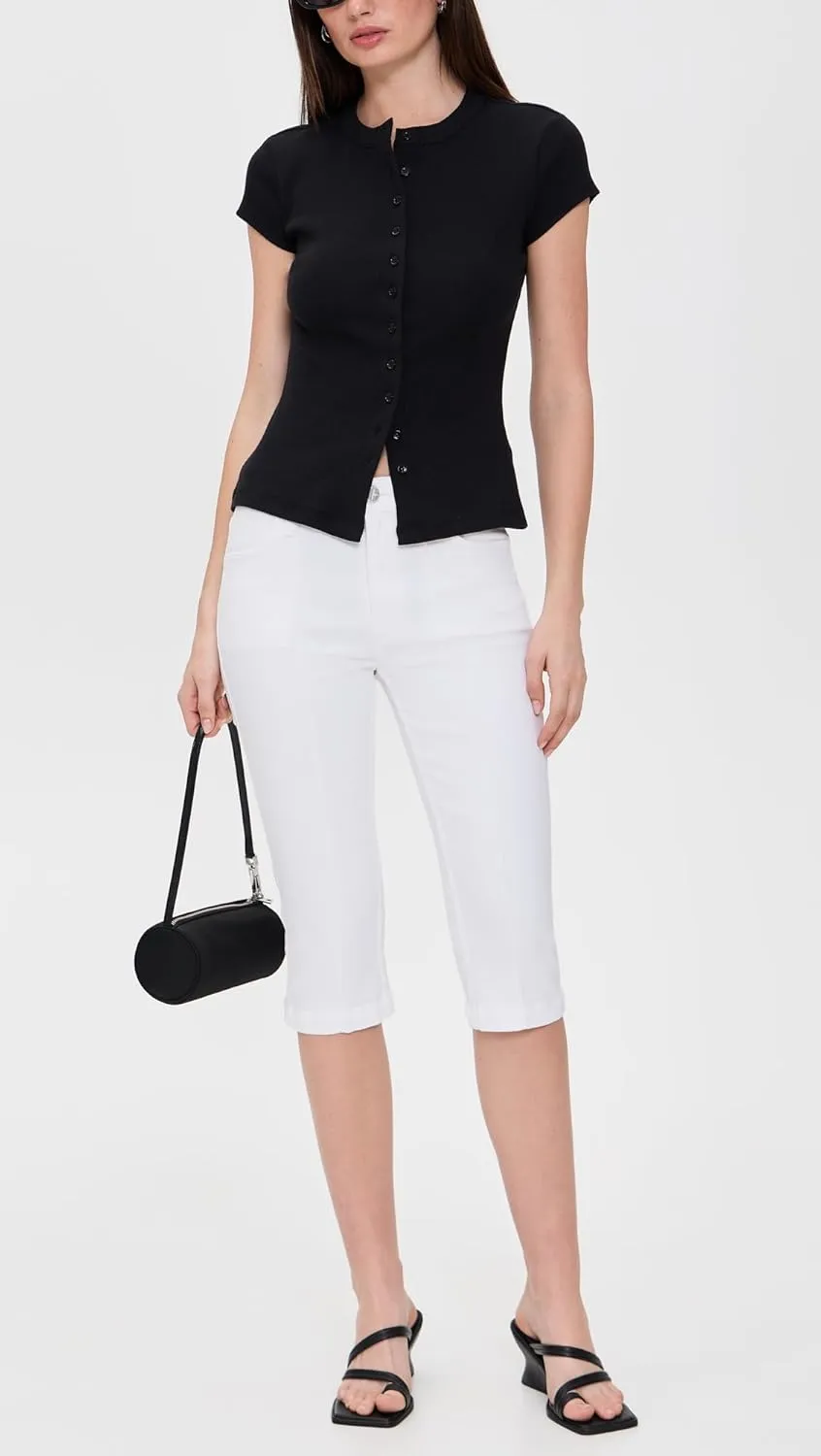 rag & bone Women's Flexi Kit Mid-Rise Capris