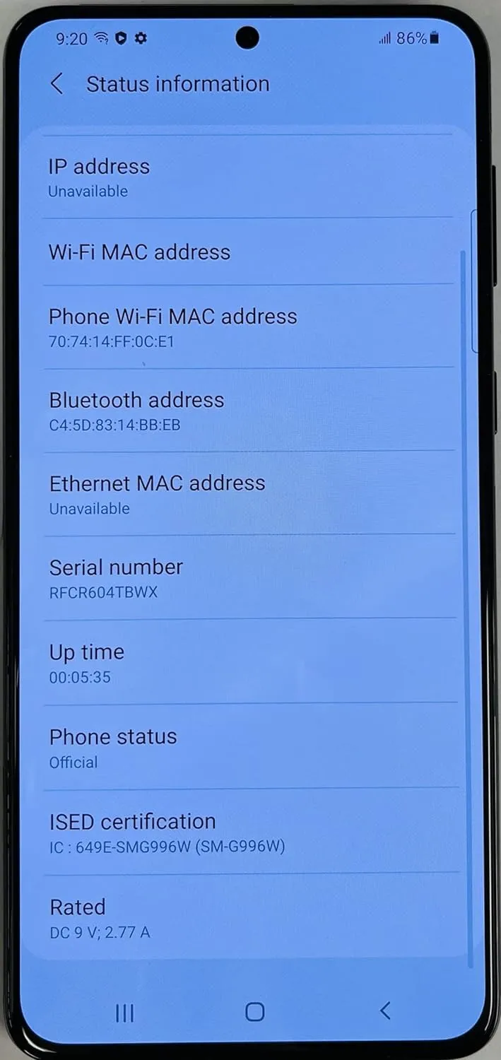 SAMSUNG Galaxy S21  Plus 5G, US Version, 128GB, Phantom Violet - T-Mobile (Renewed)