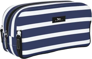SCOUT 3-Way Bag - Travel Makeup Pouch and Toiletry Bag for Women with Three Zipper Compartments - Stands Upright, Wipes Clean