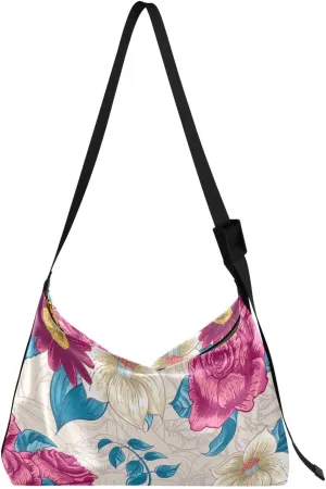 Sling Bag for Women Crossbody Purse Leather Shoulder Handbag Purses for Work Shopping Cycling Travel Running Patternt 1