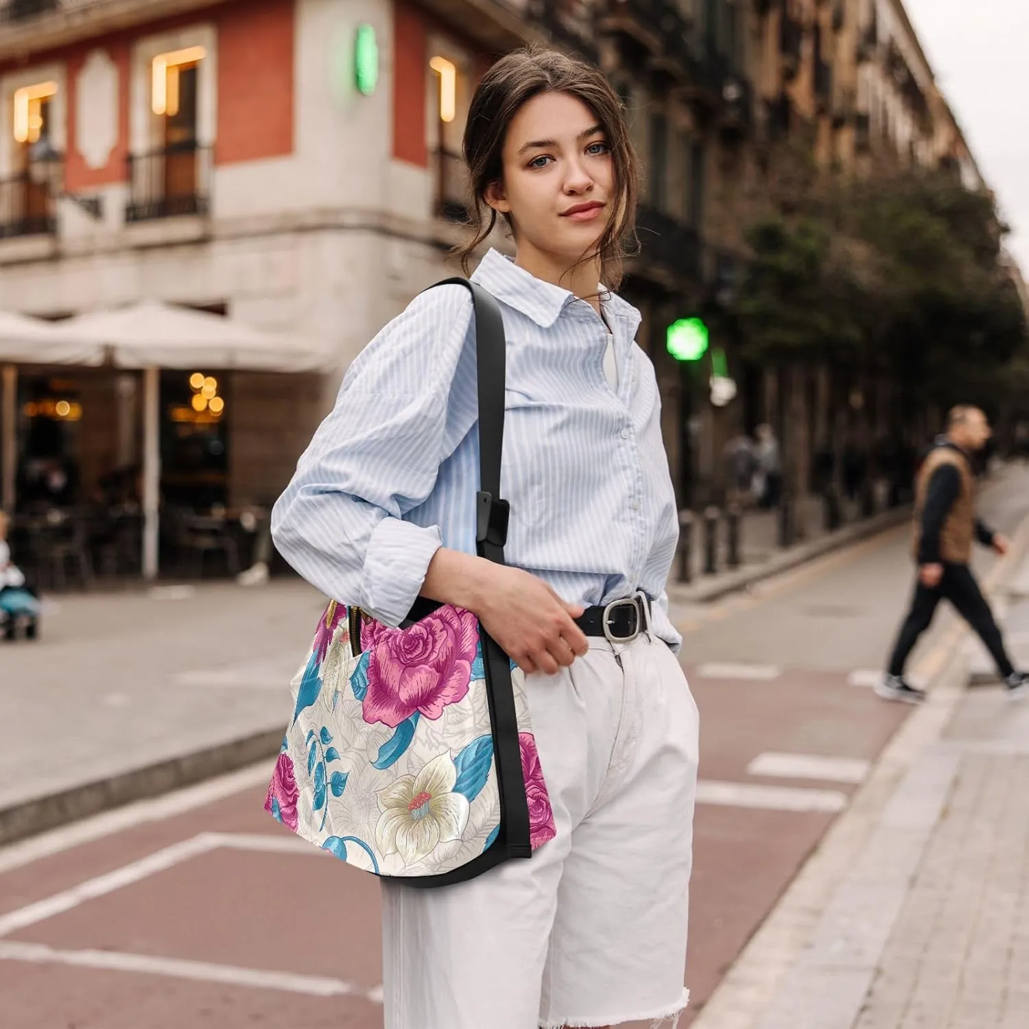Sling Bag for Women Crossbody Purse Leather Shoulder Handbag Purses for Work Shopping Cycling Travel Running Patternt 1