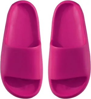 SweatyRocks Women's Minimalist Single Band Shower Slides Open Toe Home Indoor Slippers