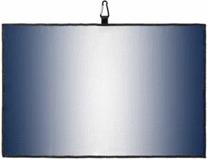 Teamery Golf Towel for Golf Bags, Navy Blue White Gradual Minimalist Artistic Style Golf Accessories for Men, Cooling Towels with Carabiner Clip, 24x16in Waffle Microfiber Yoga Towel for Gym