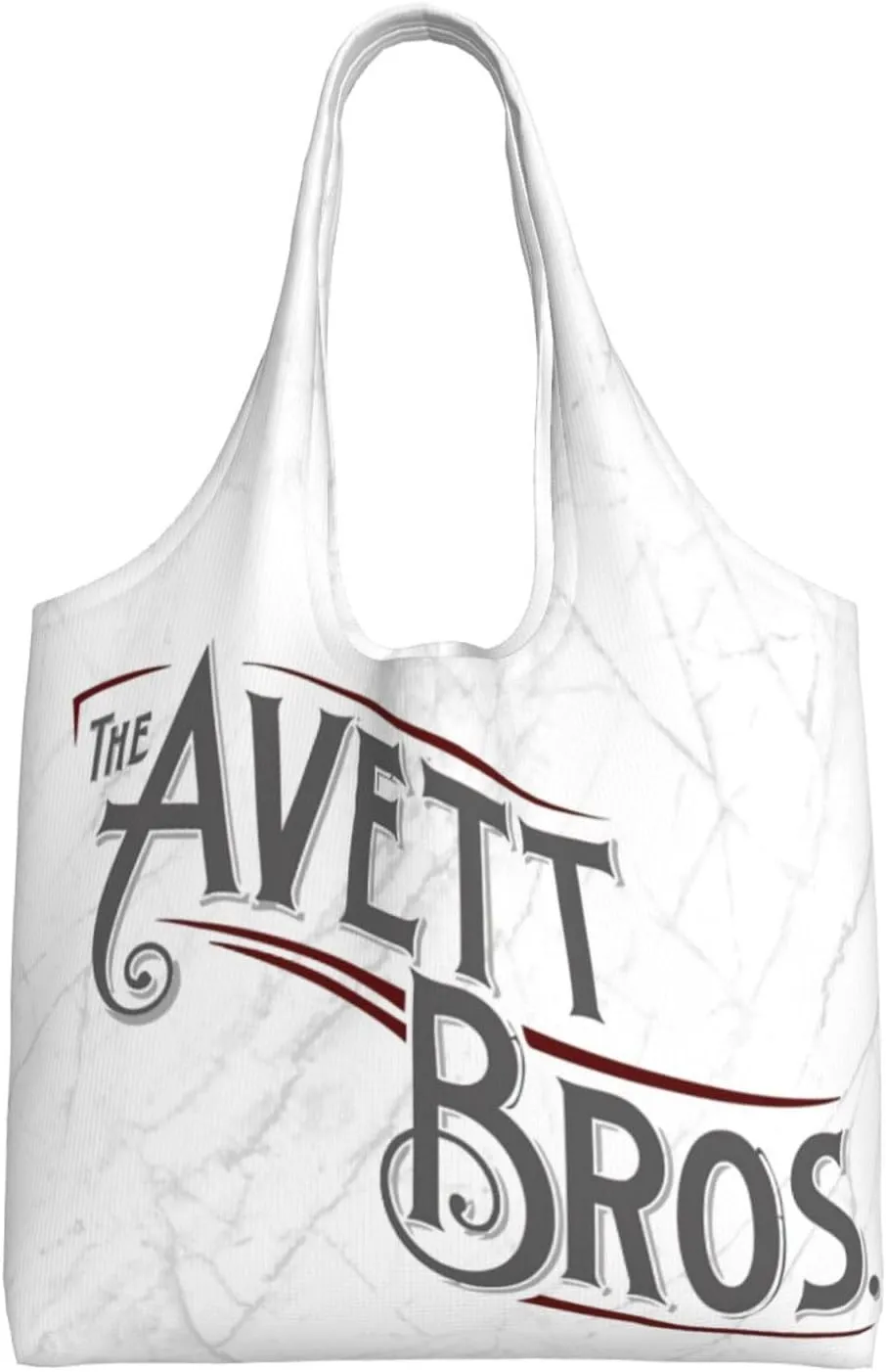 The Avett Musics Brothers Shoulder Canvas Tote for Women Weekender Handbag Reusable Grocery Shopping Bag
