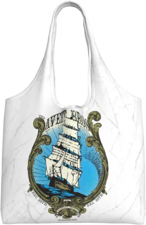 The Avett Musics Brothers Shoulder Canvas Tote for Women Weekender Handbag Reusable Grocery Shopping Bag