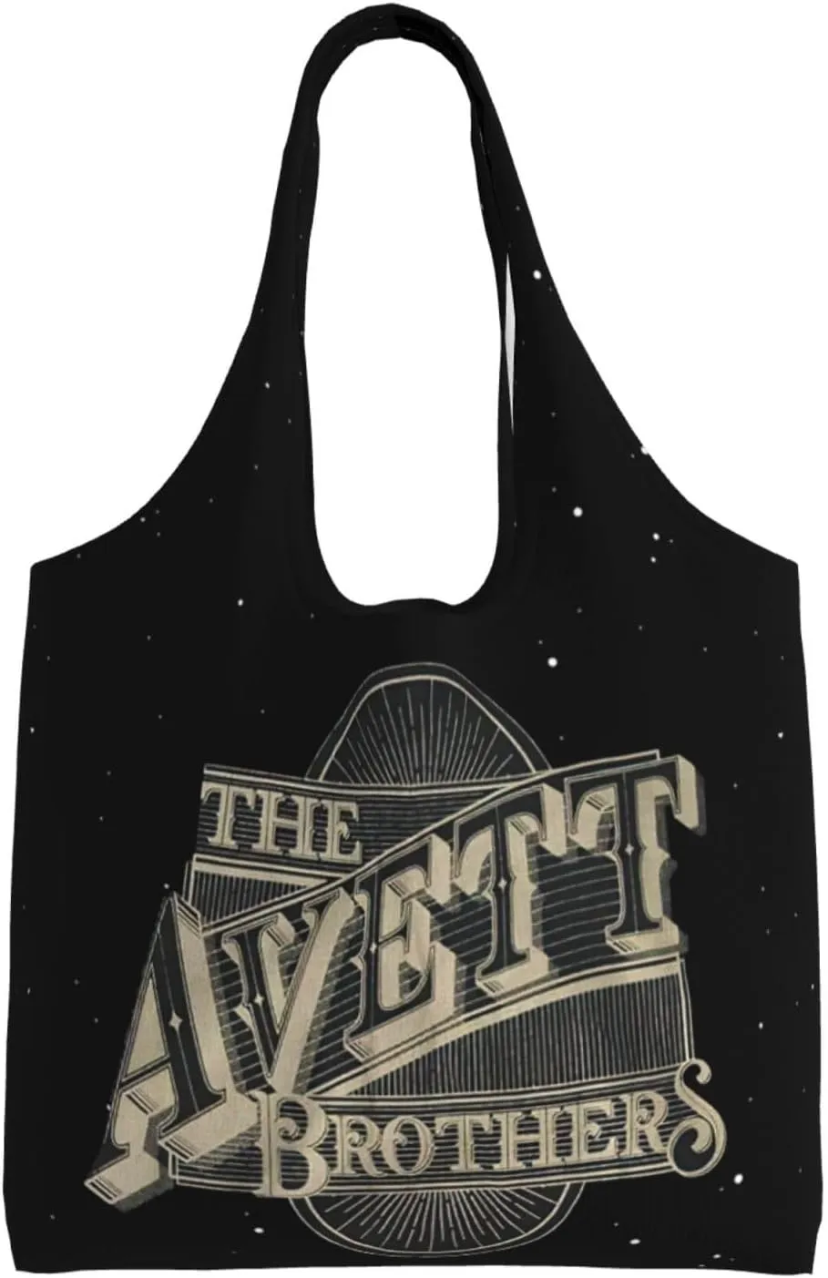 The Avett Musics Brothers Shoulder Canvas Tote for Women Weekender Handbag Reusable Grocery Shopping Bag