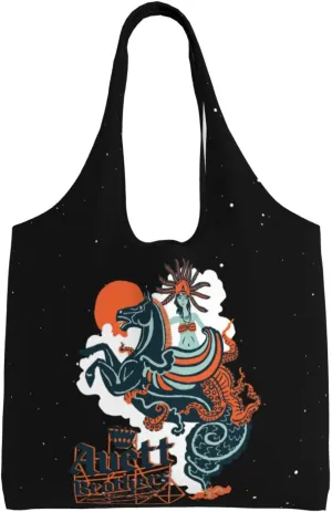 The Avett Musics Brothers Shoulder Canvas Tote for Women Weekender Handbag Reusable Grocery Shopping Bag