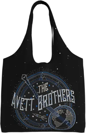 The Avett Musics Brothers Shoulder Canvas Tote for Women Weekender Handbag Reusable Grocery Shopping Bag