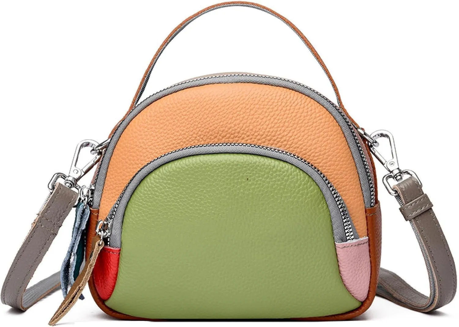 the First Layer of Cowhide Is a Large-capacity Cross-body Bag on One Shoulder