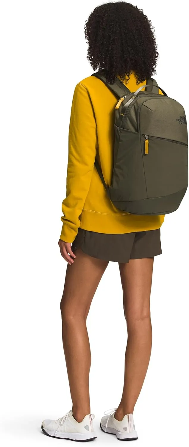 THE NORTH FACE Women's Isabella 3.0 Backpack, New Taupe Green Light Heather/Arrowwood Yellow, One Size