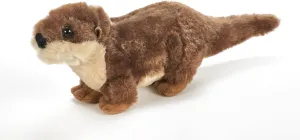 The Petting Zoo River Otter Running Stuffed Animal Plushie, Gifts for Kids, Wild Onez Wildlife Animals, River Otter Plush Toy 9 Inches