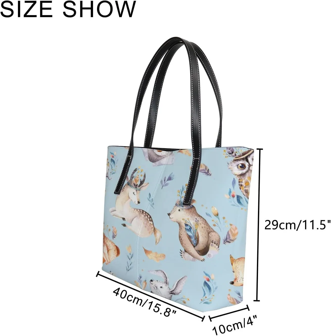 Tote Bag for Women PU Leather Handbags Women's Crossbody Handbags Work Tote Bags for Women Coachbags Tote Bag with Zipper