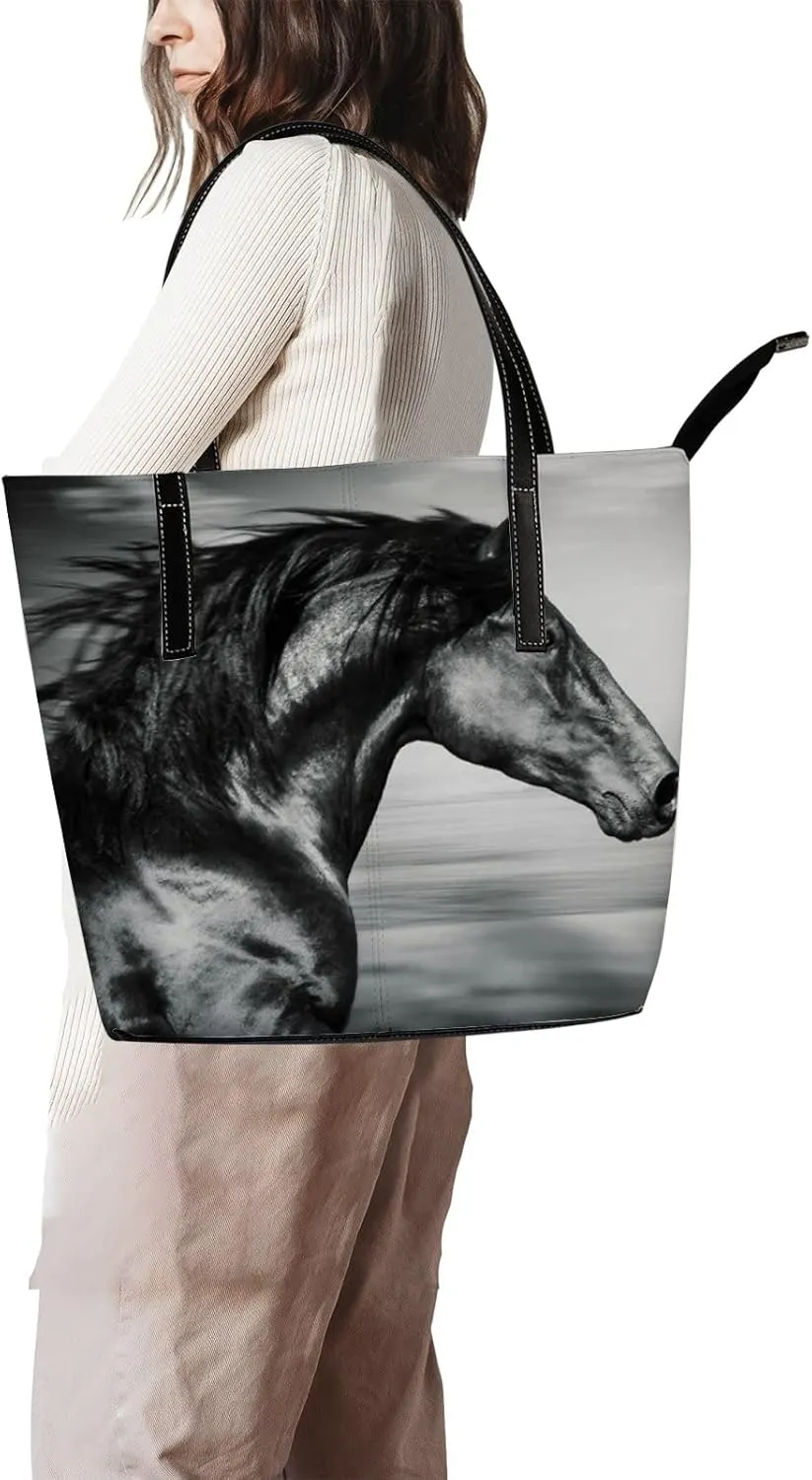 Tote Bag for Women PU Leather Handbags Women's Crossbody Handbags Work Tote Bags for Women Coachbags Tote Bag with Zipper