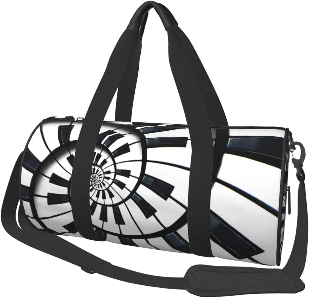 Travel Duffle Bag for Men Women, Artistic Piano Keys Duffle Bags for Sport Gym Overnight Luggage