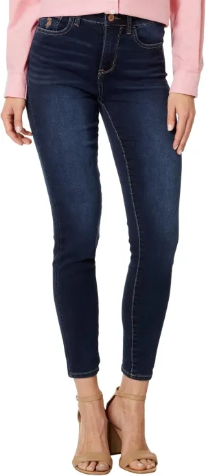 U.S. POLO ASSN. USPA Ultra High-Rise Jeans in Dark Wash Denim Dark Wash Denim 11 29