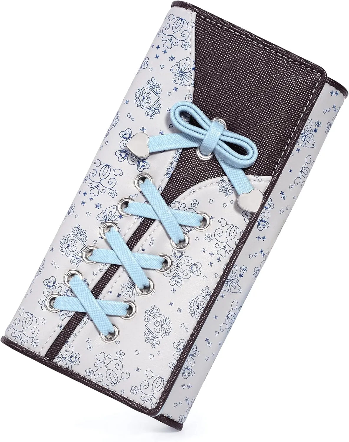 UTO RFID Wallet for Women Large Capacity PU Leather Card Holder Phone Case Zipper Pocket Purse Clutch