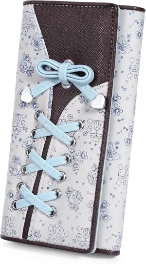 UTO RFID Wallet for Women Large Capacity PU Leather Card Holder Phone Case Zipper Pocket Purse Clutch