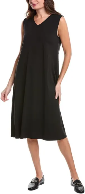 V-Neck Midi Dress