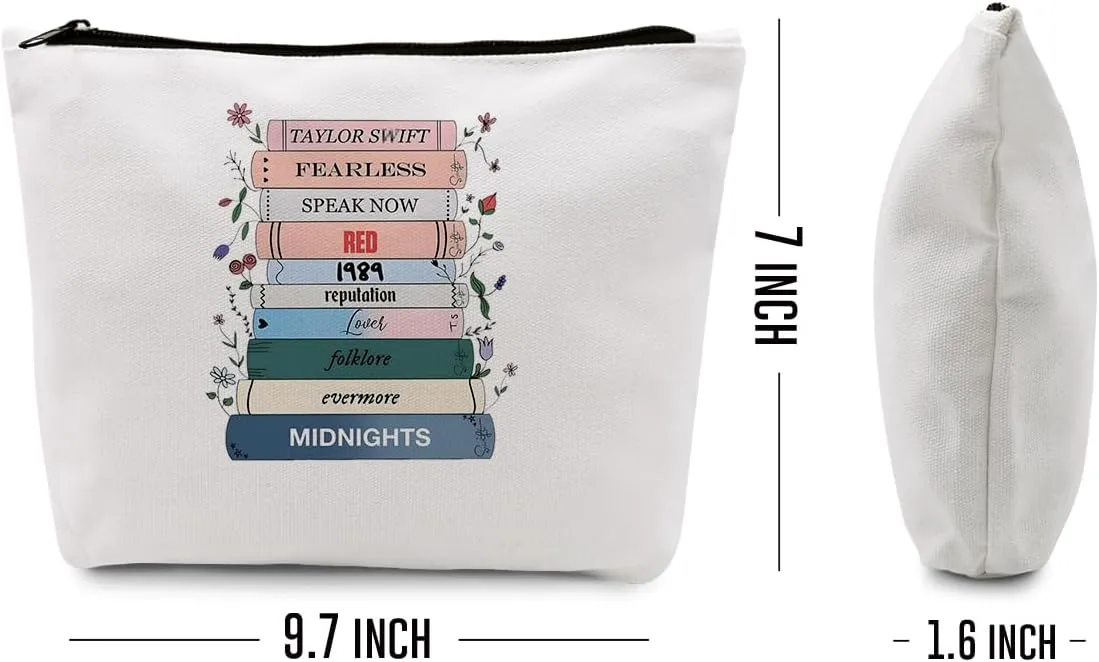 Version Makeup Bag Travel Toiletry Bag for Women Music Lover Gift TS Fans Song Lyrics Gift Singer Merchandise for Fans Friends Daughter Girls Sister, Friendship Birthday Christmas Gift Ideas-5