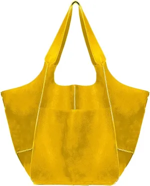 Women Shoulder Bag PU Leather Large Capacity Handbag Tote Bag Buckle Closure
