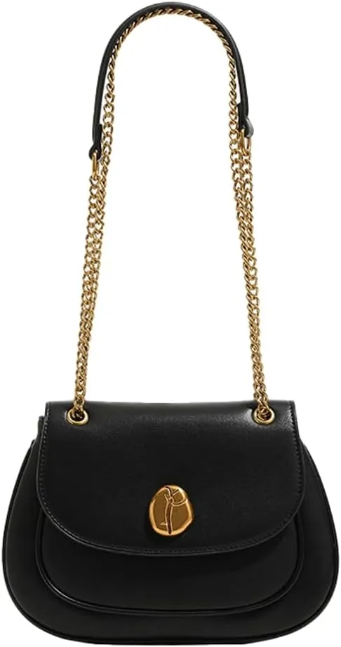 Women's Fashion Chain Shoulder Bag, Stylish Crossbody Purse for Daily Use, Casual & Office Handbag with Adjustable Strap