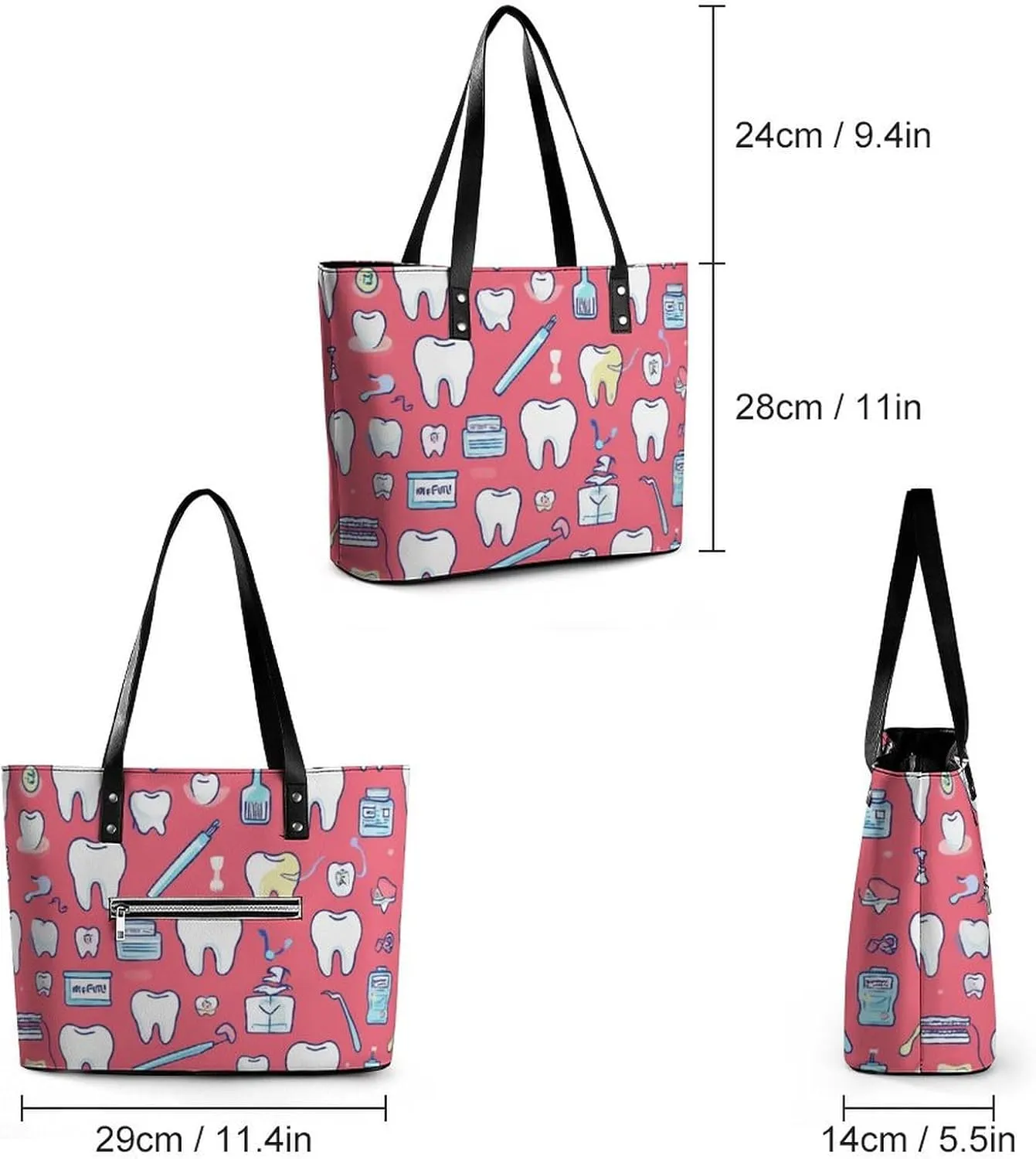 Women's Large Capacity Travel Tote Bag Waterproof Durable Shopping Handbag