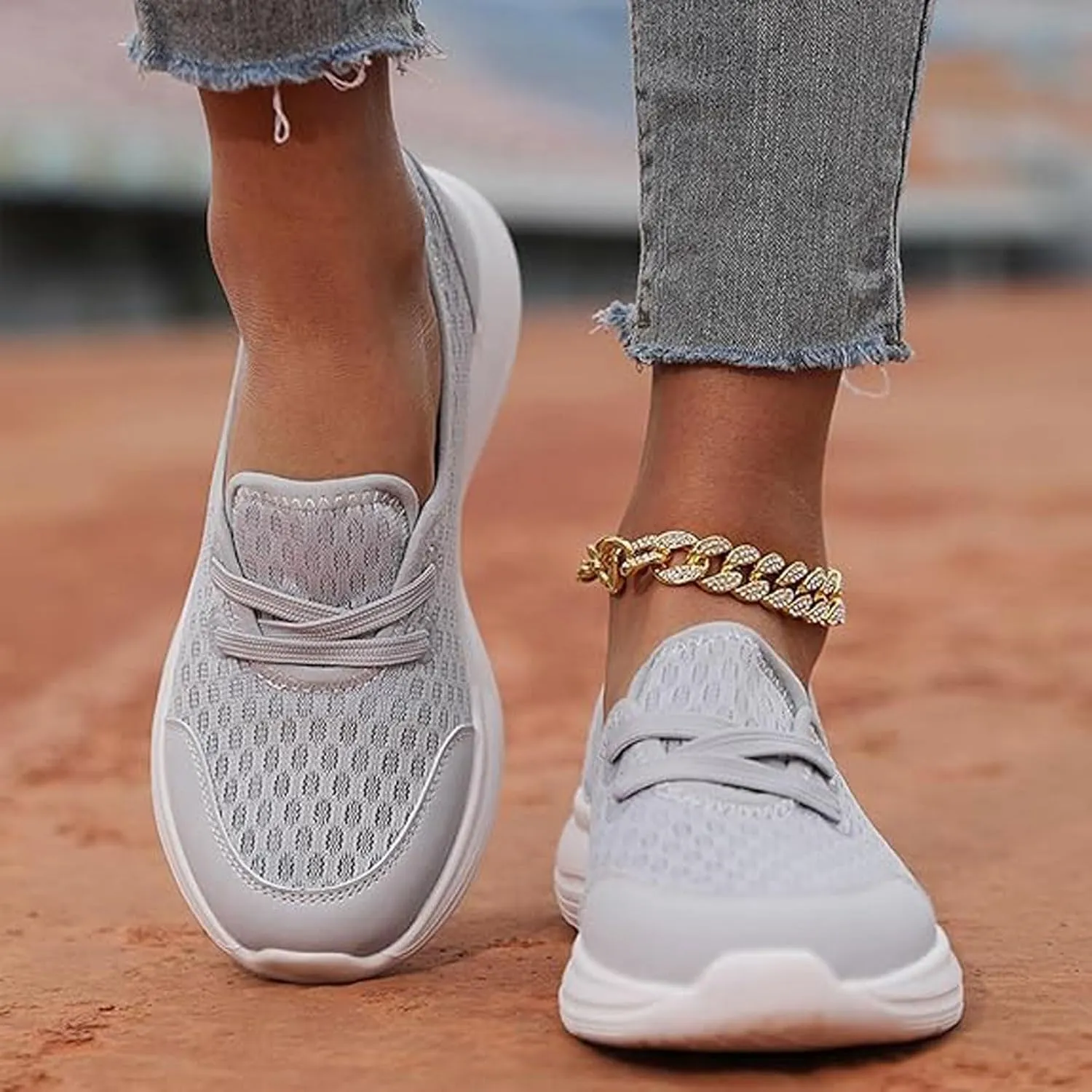 Women's Soft Sole Mesh Comfort Orthopedic Shoes, Women's Casual Lightweight Soft Sole Mesh Comfort Orthopedic Shoes