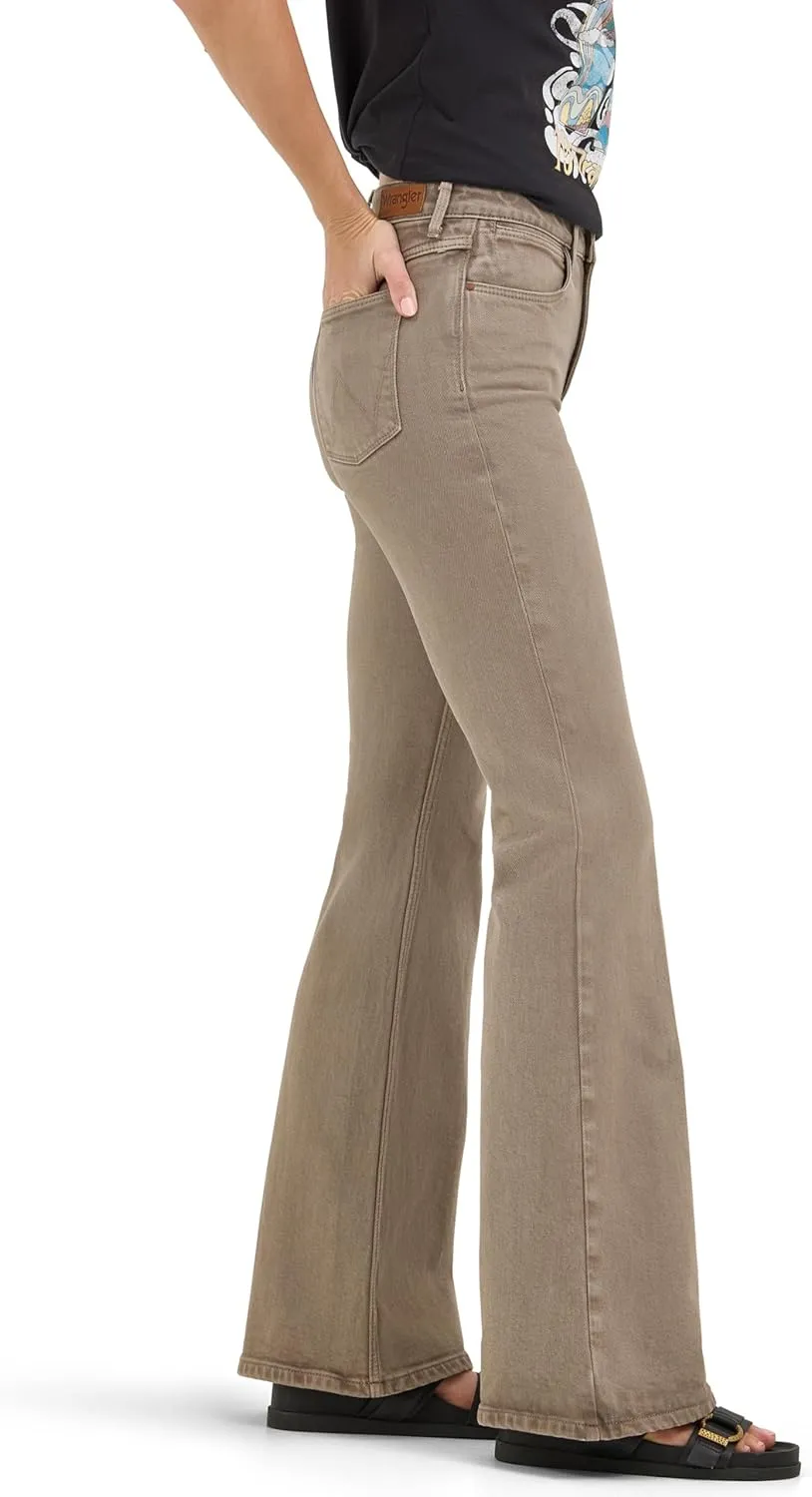 Wrangler Women's High Waisted Fierce Flare Jean