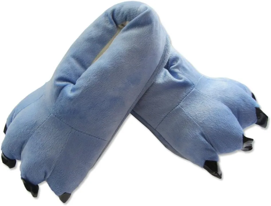YESBOR Unisex Plush Paw Claw House Slippers Animal Costume Shoes