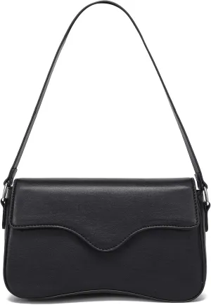 YIKOEE Shoulder Purses for Women Trendy Mini Y2K Purse with Flap & Zipper Closure