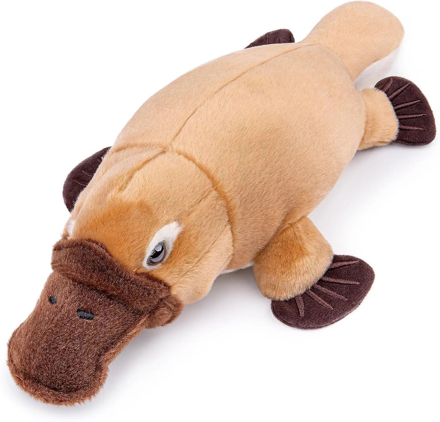 ZHONGXIN MADE Platypus Plush Toy - Lifelike Soft Platypus Stuffed Animal, 15in Realistic Simulation, Unique Plush Gift for Kids
